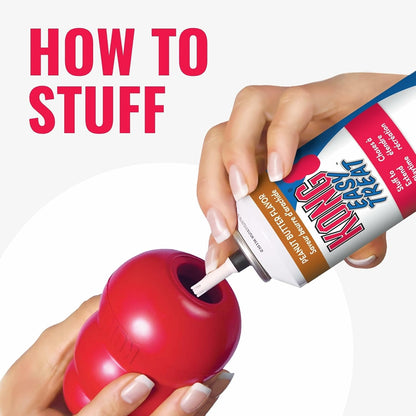 Classic Stuffable Dog Toy, Natural Rubber Chew, for Large Dogs