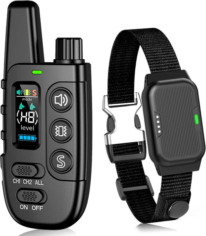 Shock Collar for Dogs, Dog Training Collar with Remote Control