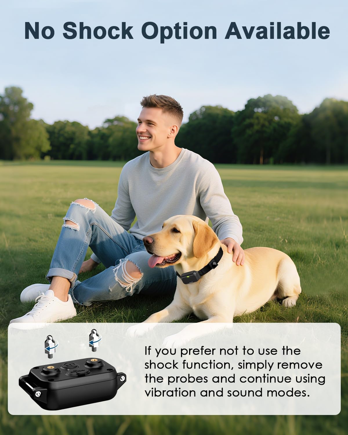 Shock Collar for Dogs, Dog Training Collar with Remote Control