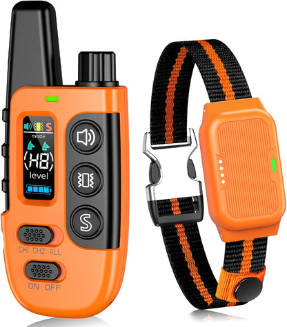 Shock Collar for Dogs, Dog Training Collar with Remote Control