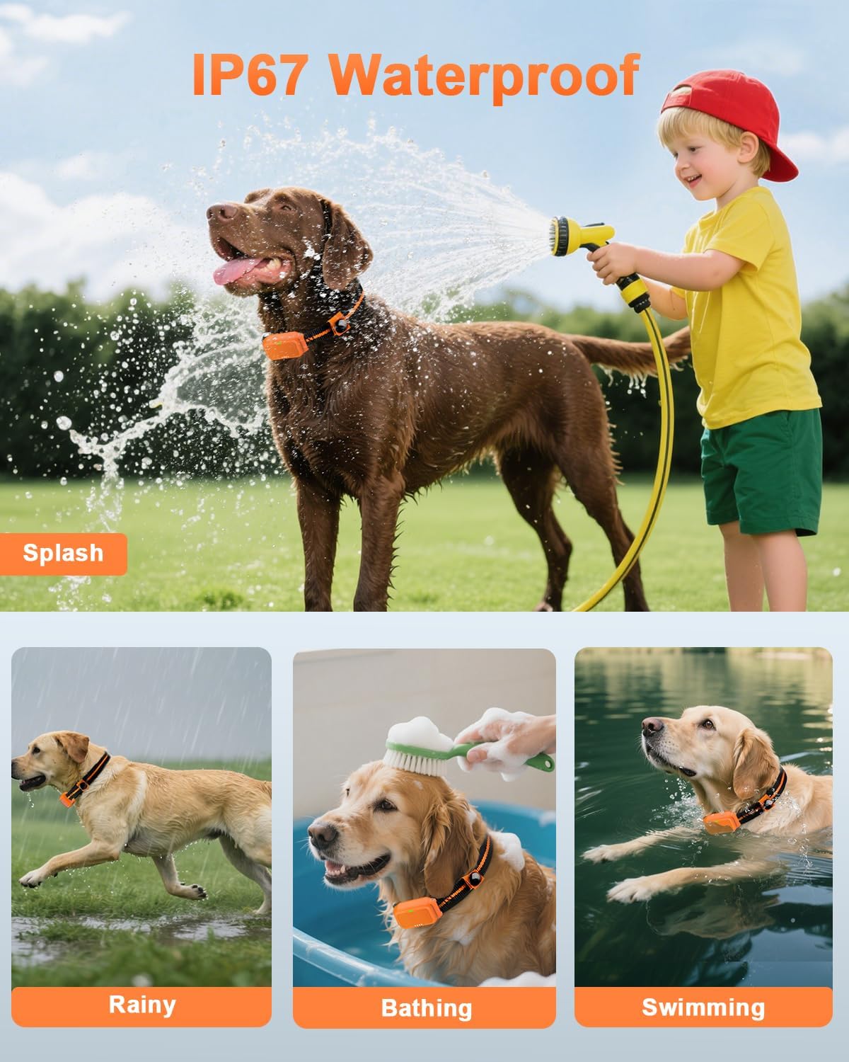 Shock Collar for Dogs, Dog Training Collar with Remote Control