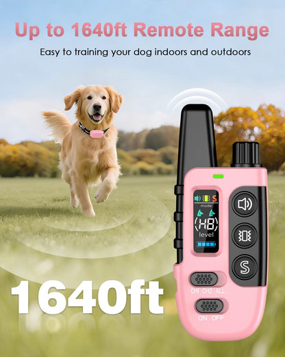 Shock Collar for Dogs, Dog Training Collar with Remote Control