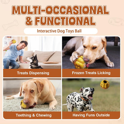 Dog Chew Toys for Aggressive Chewers, 2Pack Indestructible Dogs Bone Toy for Large Small Medium Breeds, Durable Tough Nylon Dog Toys To Keep Them Busy, Puppy Teething Dogs Toy Bone, Beef&Bacon Flavor