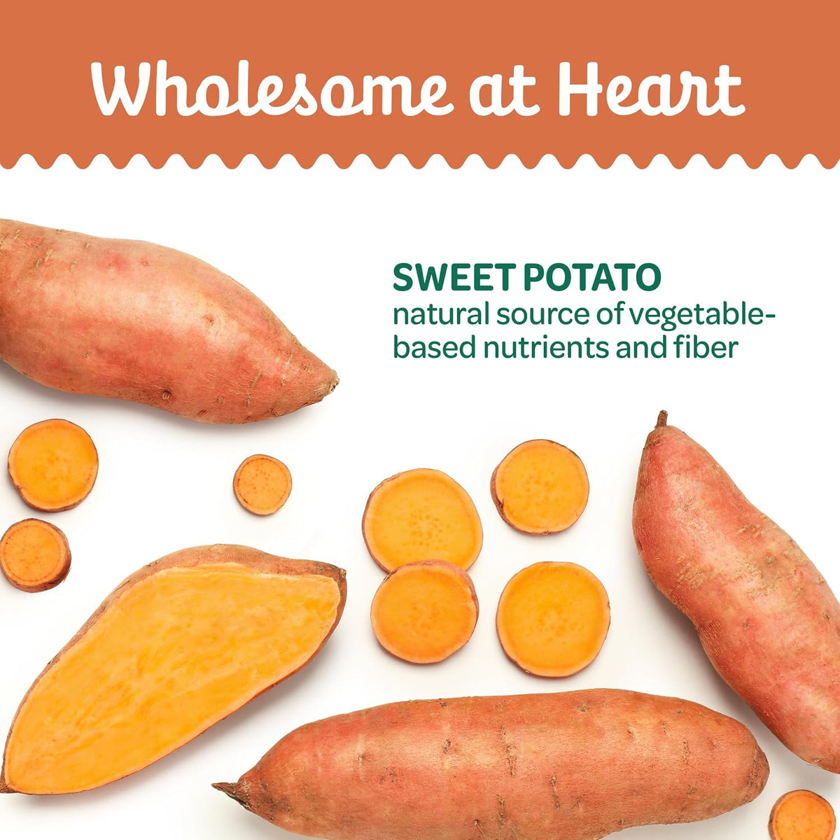 Sweet Potato Chews Healthy Dog Treats, 1 Ingredient, 8 oz