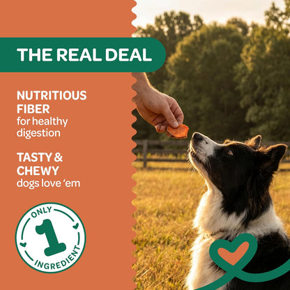 Sweet Potato Chews Healthy Dog Treats, 1 Ingredient, 8 oz