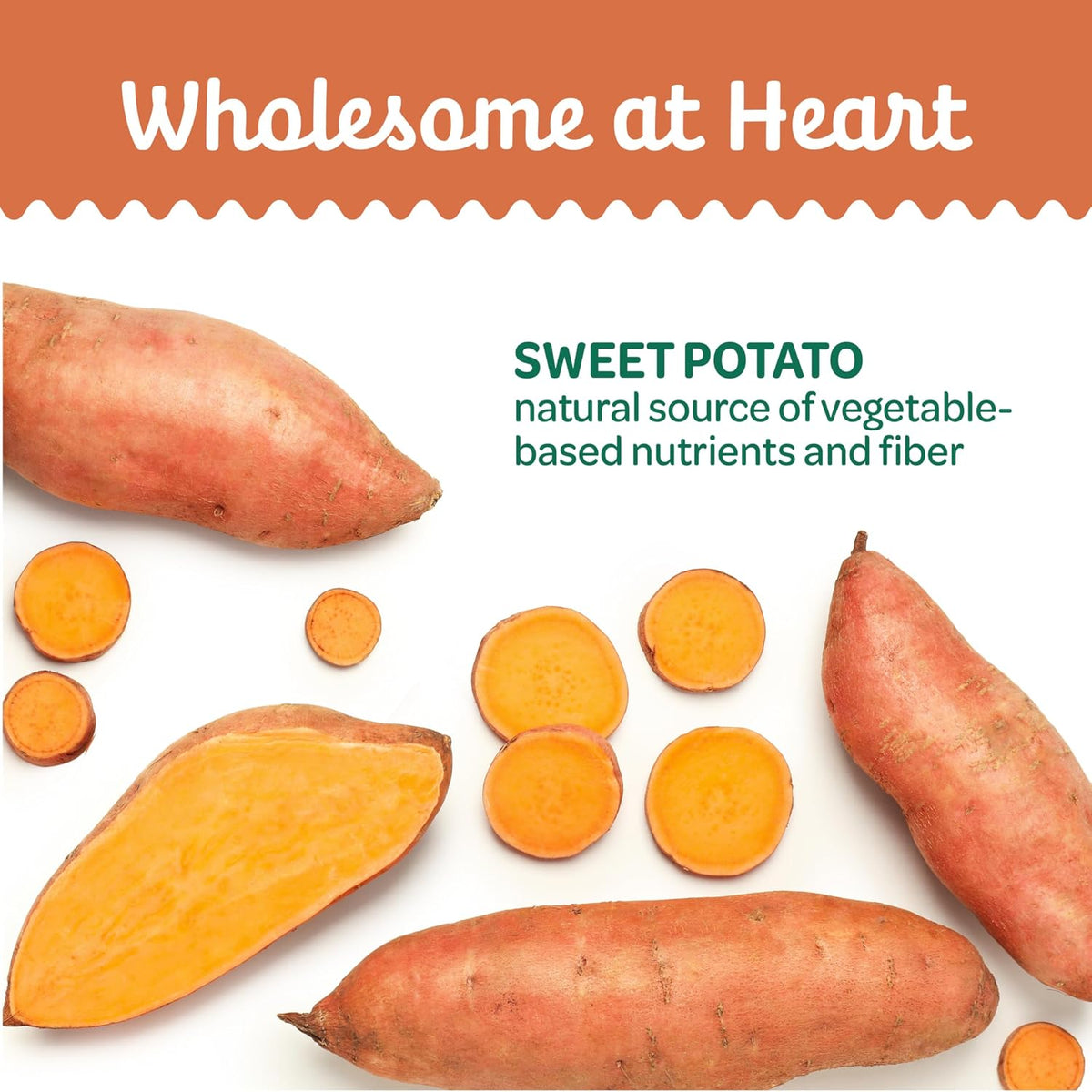 Sweet Potato Chews Healthy Dog Treats, 1 Ingredient, 8 oz