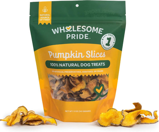 Pumpkin Slices Healthy Dog Treats, 1 Ingredient, 5 oz
