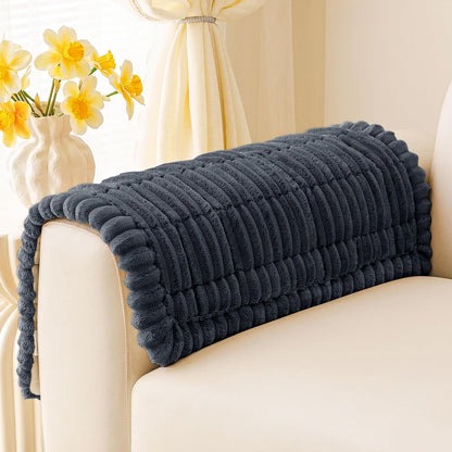 Couch Cover for Dogs, Washable Non Slip Plush Flannel Sofa Protector | Thick Flannel, Anti-Slip Backing, Pet Hair & Scratch Protection, Fits Sofa & Loveseat (27.6" x 59") - Colors A