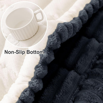 Couch Cover for Dogs, Washable Non Slip Plush Flannel Sofa Protector | Thick Flannel, Anti-Slip Backing, Pet Hair & Scratch Protection, Fits Sofa & Loveseat (27.6" x 59") - Colors A