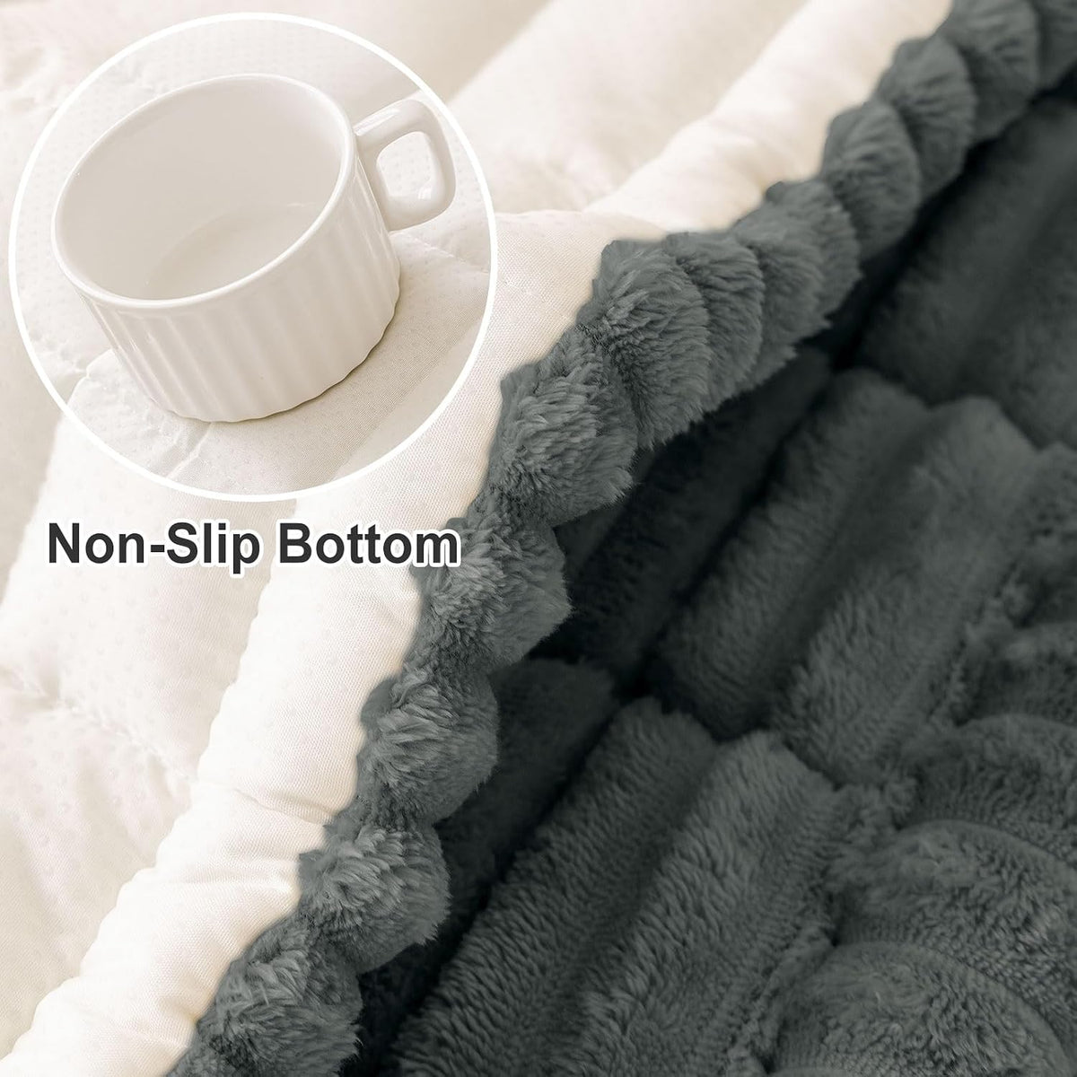 Couch Cover for Dogs, Washable Non Slip Plush Flannel Sofa Protector | Thick Flannel, Anti-Slip Backing, Pet Hair & Scratch Protection, Fits Sofa & Loveseat (27.6" x 59") - Colors A