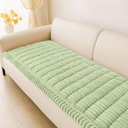 Couch Cover for Dogs, Washable Non Slip Plush Flannel Sofa Protector | Thick Flannel, Anti-Slip Backing, Pet Hair & Scratch Protection, Fits Sofa & Loveseat (27.6" x 59") - Colors A