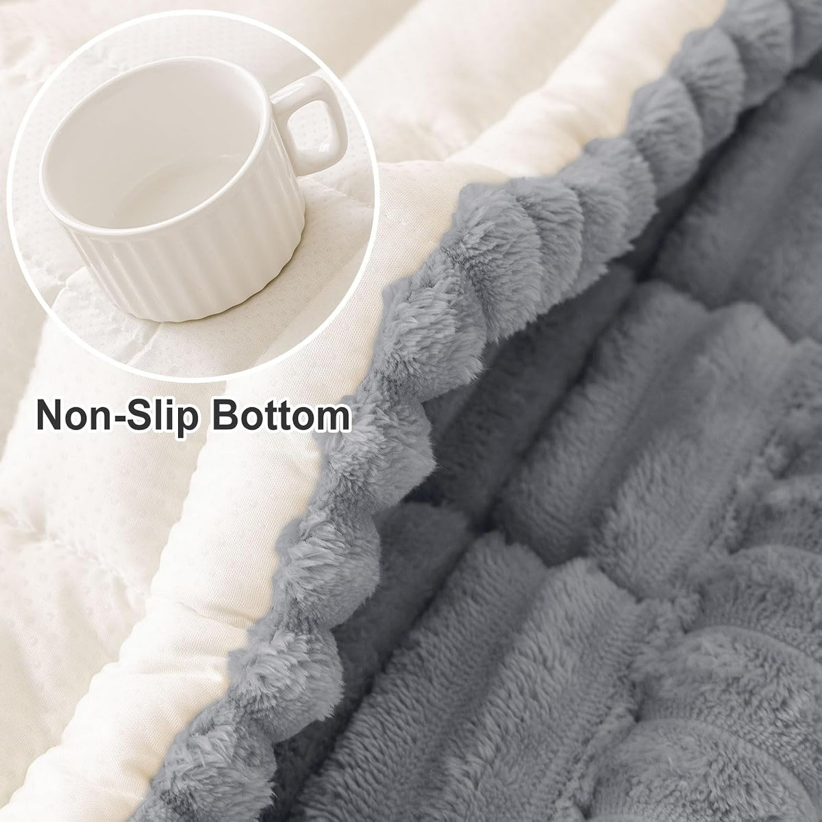 Couch Cover for Dogs, Washable Non Slip Plush Flannel Sofa Protector | Thick Flannel, Anti-Slip Backing, Pet Hair & Scratch Protection, Fits Sofa & Loveseat (27.6" x 59") - Colors A