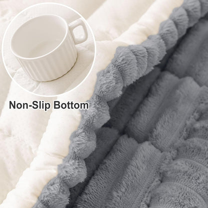Couch Cover for Dogs, Washable Non Slip Plush Flannel Sofa Protector | Thick Flannel, Anti-Slip Backing, Pet Hair & Scratch Protection, Fits Sofa & Loveseat (27.6" x 59") - Colors A