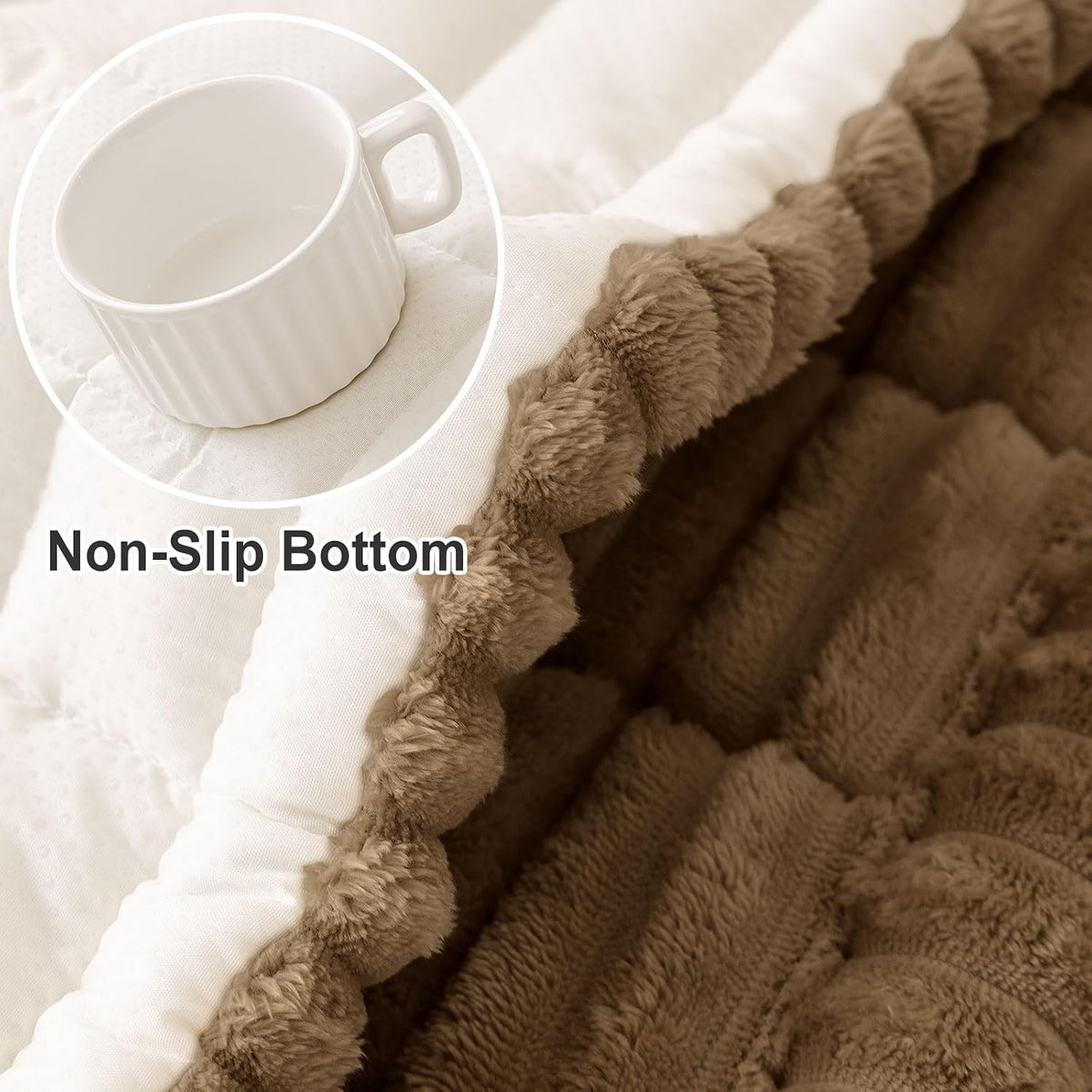 Couch Cover for Dogs, Washable Non Slip Plush Flannel Sofa Protector | Thick Flannel, Anti-Slip Backing, Pet Hair & Scratch Protection, Fits Sofa & Loveseat (27.6" x 59") - Colors A