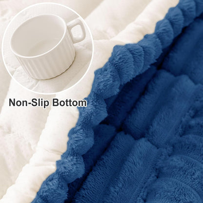 Couch Cover for Dogs, Washable Non Slip Plush Flannel Sofa Protector | Thick Flannel, Anti-Slip Backing, Pet Hair & Scratch Protection, Fits Sofa & Loveseat (27.6" x 59") - Colors A
