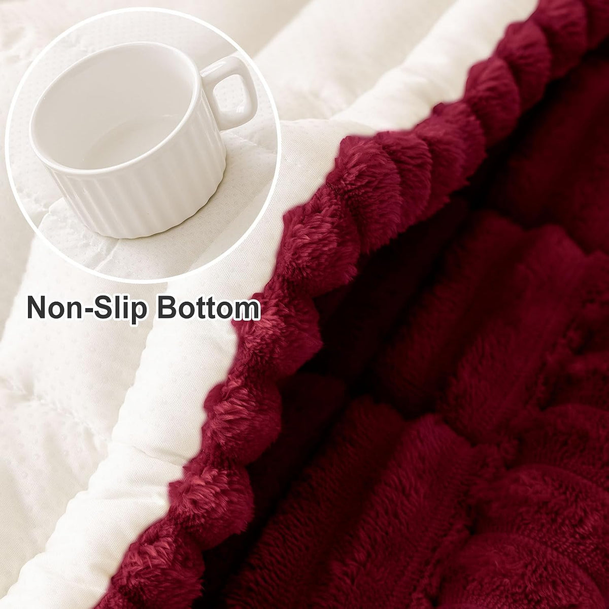 Couch Cover for Dogs, Washable Non Slip Plush Flannel Sofa Protector | Thick Flannel, Anti-Slip Backing, Pet Hair & Scratch Protection, Fits Sofa & Loveseat (27.6" x 59") - Colors A