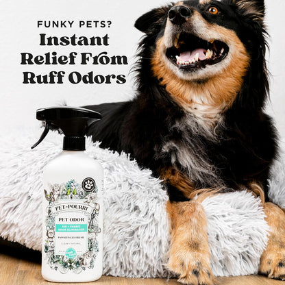 Pet- Air+Fabric Pet Odor Deodorizer Spray, Pawsitively Fresh 16 Fl Oz