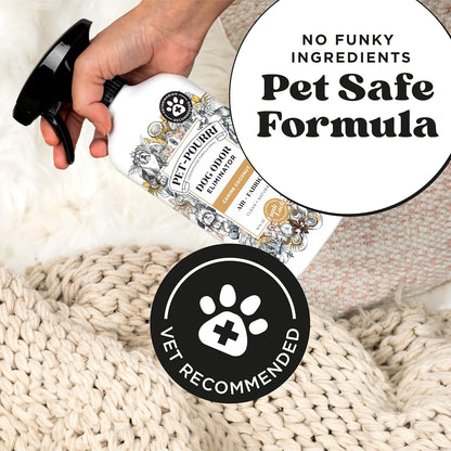 Pet- Air+Fabric Pet Odor Deodorizer Spray, Pawsitively Fresh 16 Fl Oz