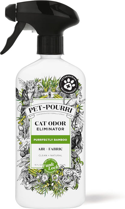 Pet- Air+Fabric Pet Odor Deodorizer Spray, Pawsitively Fresh 16 Fl Oz