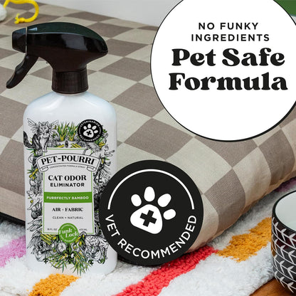 Pet- Air+Fabric Pet Odor Deodorizer Spray, Pawsitively Fresh 16 Fl Oz