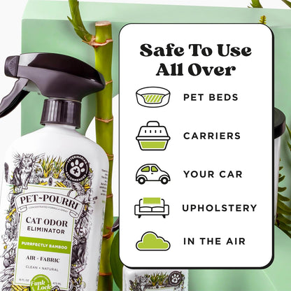 Pet- Air+Fabric Pet Odor Deodorizer Spray, Pawsitively Fresh 16 Fl Oz
