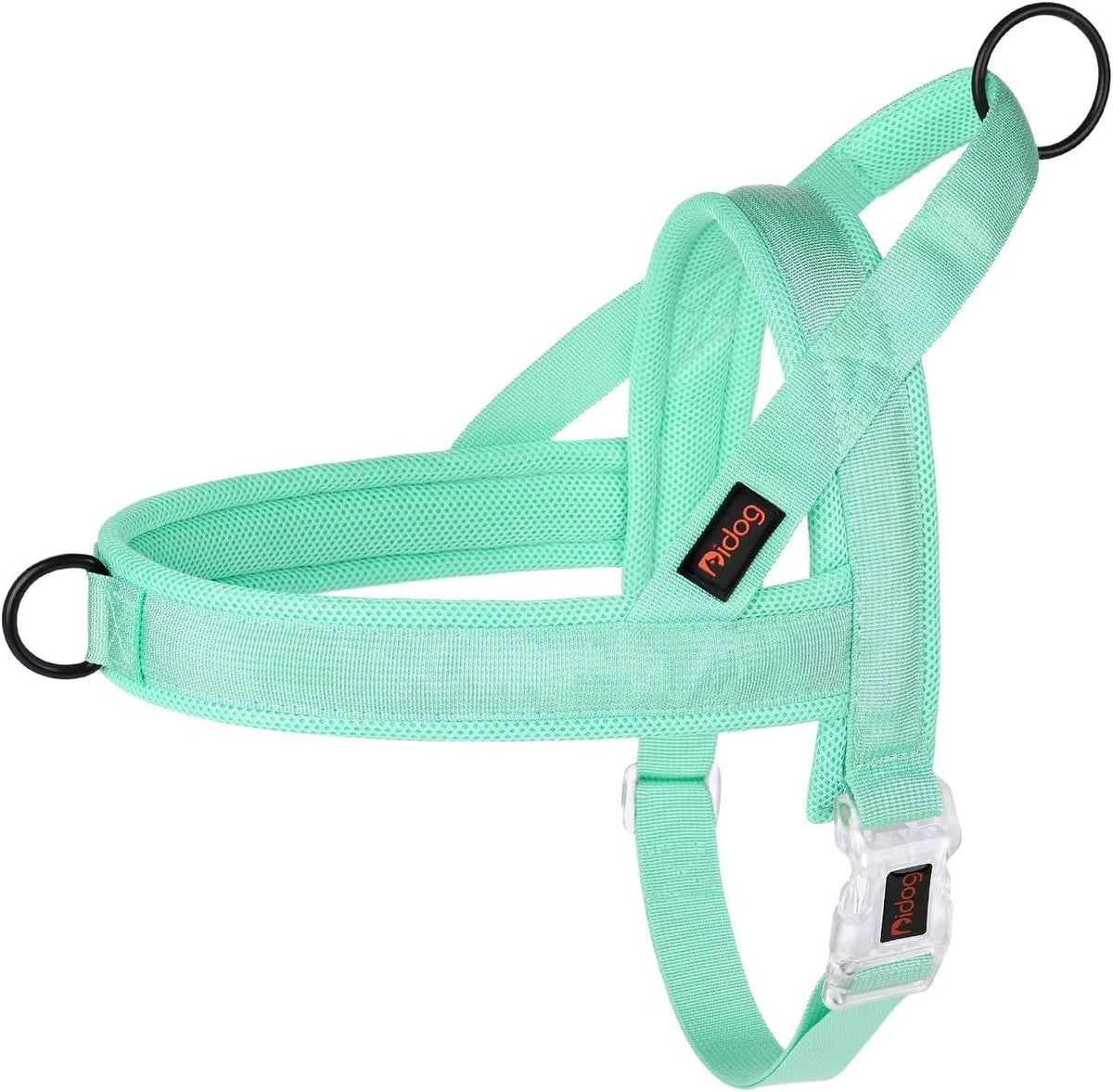 No Pull Dog Harness with Breathable Mesh Padded, Quick Fit and Easy on Dog Vest Harness for Small Medium Large Dogs Training Walking(Purple,M)
