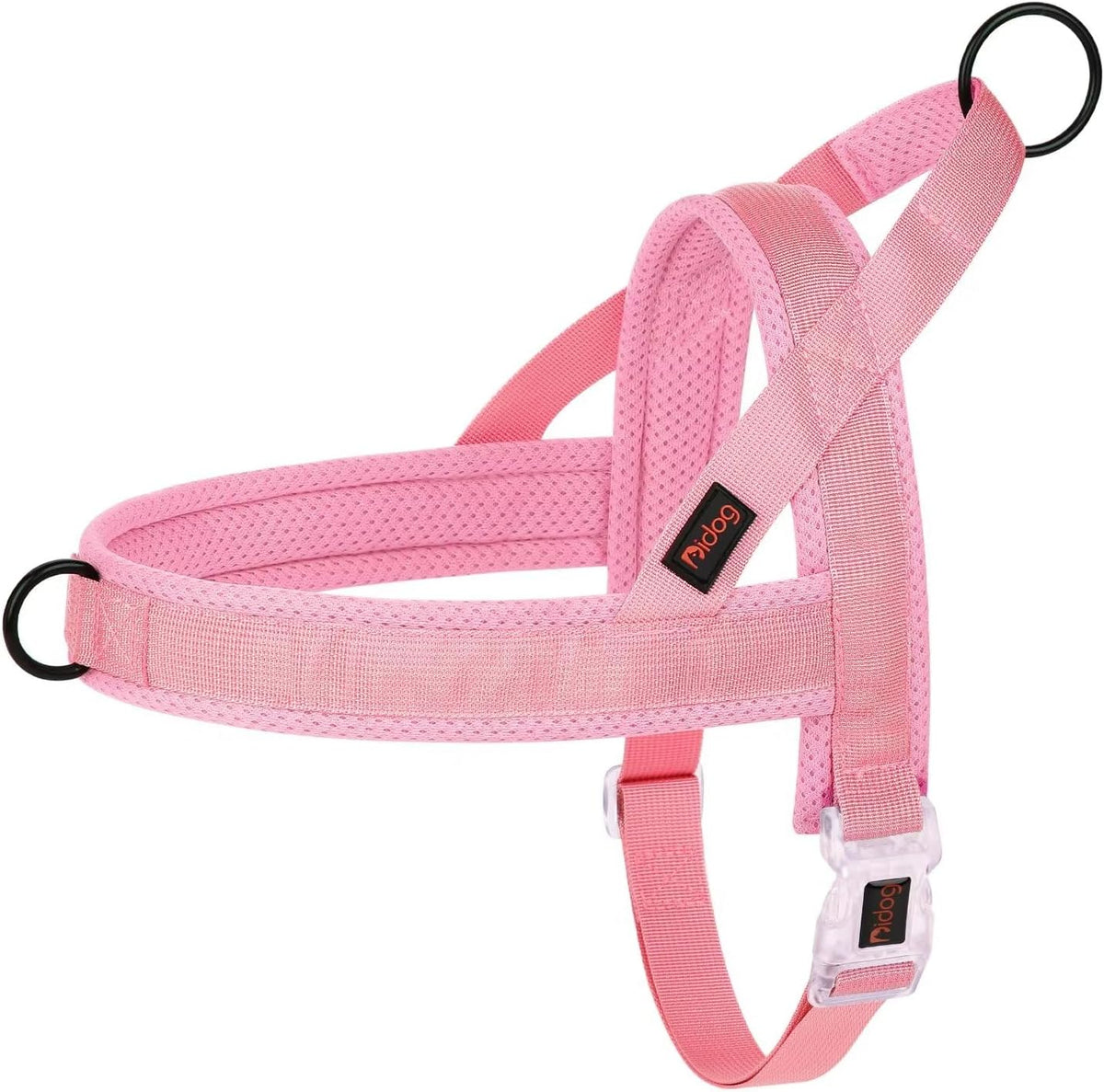No Pull Dog Harness with Breathable Mesh Padded, Quick Fit and Easy on Dog Vest Harness for Small Medium Large Dogs Training Walking(Purple,M)