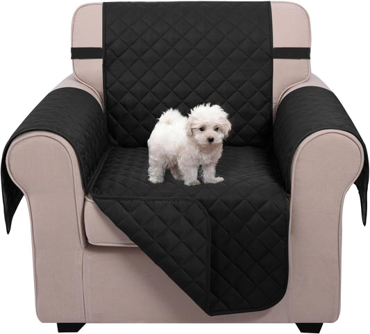 Reversible Sofa Cover Couch Cover for Dogs, Coffee/Beige | 68''Sofa Mat Washable, Pet Friendly, Elastic Straps, Water Repellent, Furniture Protector for 3 Cushion Couch - Colors B