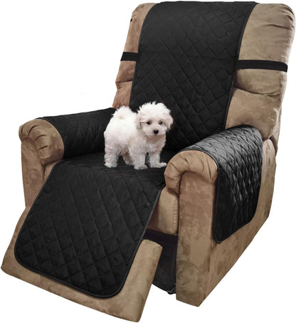 Reversible Sofa Cover Couch Cover for Dogs, Coffee/Beige | 68''Sofa Mat Washable, Pet Friendly, Elastic Straps, Water Repellent, Furniture Protector for 3 Cushion Couch - Colors B