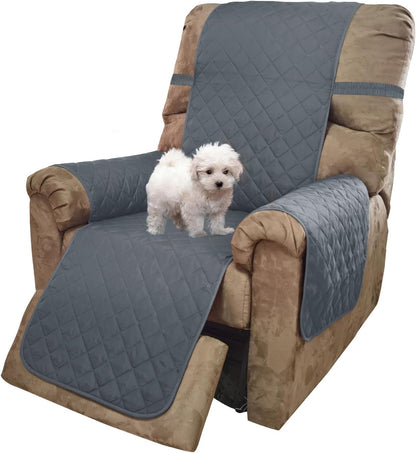 Reversible Sofa Cover Couch Cover for Dogs, Coffee/Beige | 68''Sofa Mat Washable, Pet Friendly, Elastic Straps, Water Repellent, Furniture Protector for 3 Cushion Couch - Colors B