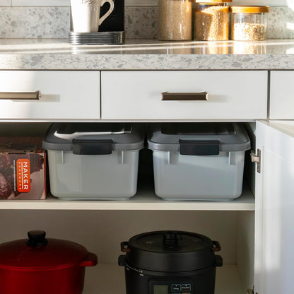 Dog Food Storage Container, Up to 30 lbs, Black