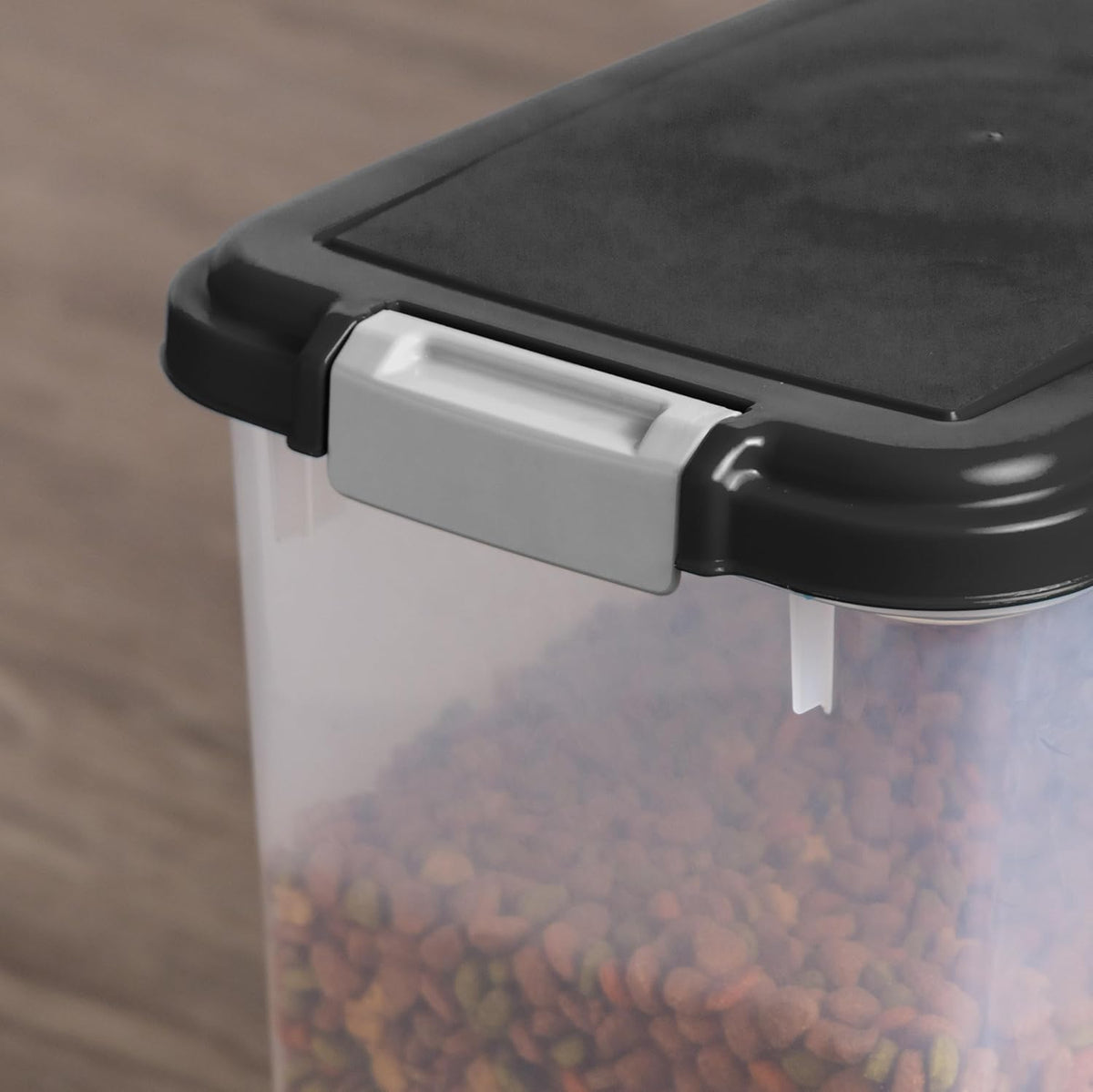 Dog Food Storage Container, Up to 30 lbs, Black