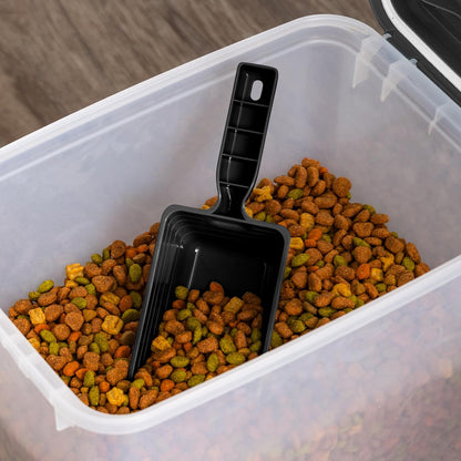 Dog Food Storage Container, Up to 30 lbs, Black