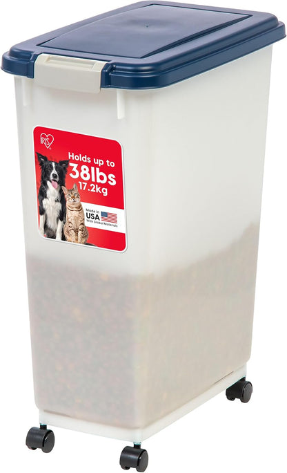 Dog Food Storage Container, Up to 30 lbs, Black