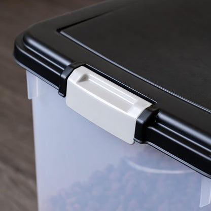 Dog Food Storage Container, Up to 30 lbs, Black