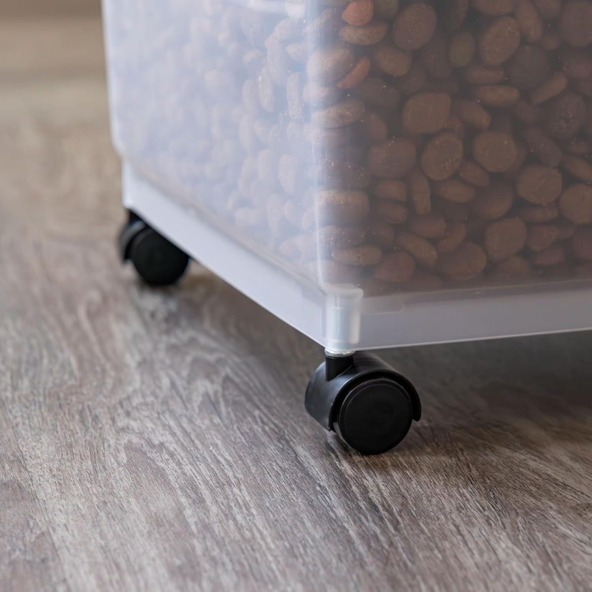 Dog Food Storage Container, Up to 30 lbs, Black