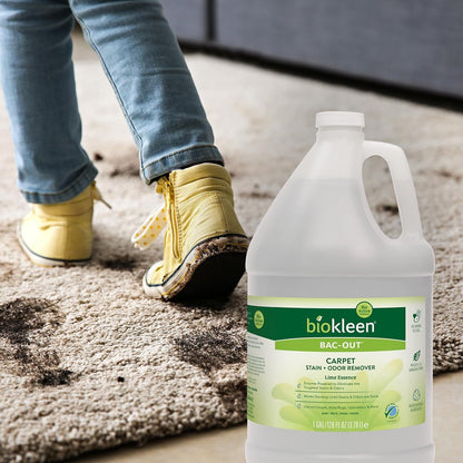 Bac Out Enzyme Cleaner, Stain & Pet Odor Eliminator, Lime Scent