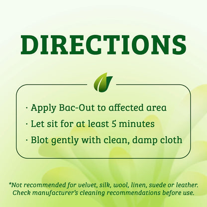 Bac Out Enzyme Cleaner, Stain & Pet Odor Eliminator, Lime Scent