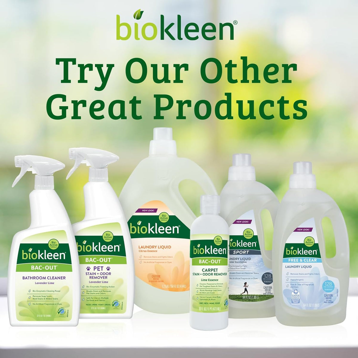 Bac Out Enzyme Cleaner, Stain & Pet Odor Eliminator, Lime Scent