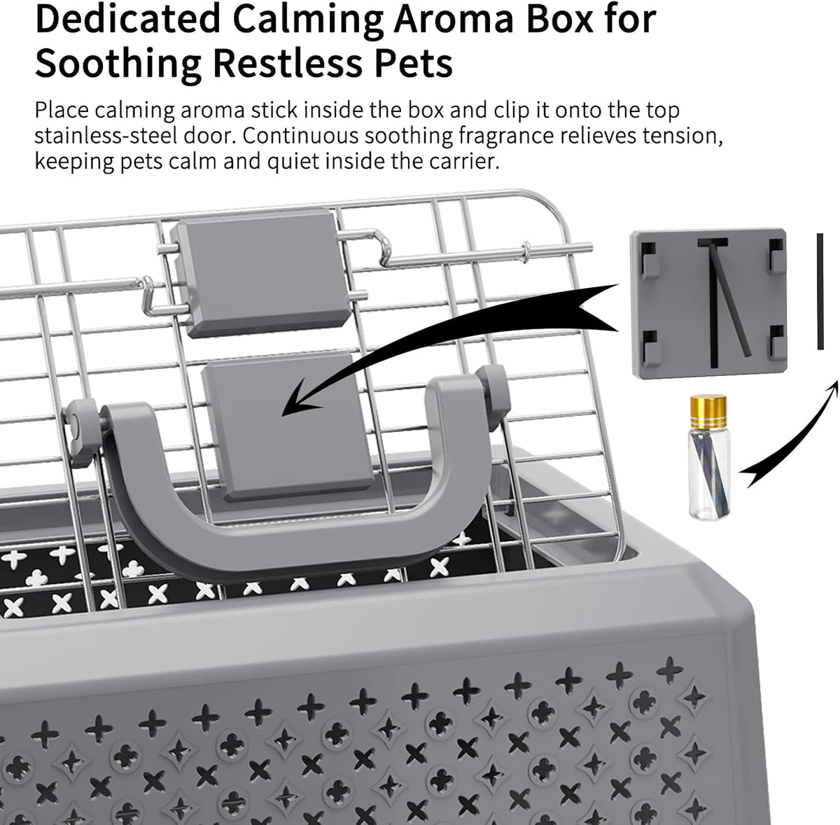 Airline-Approved Pet Carrier: Hard-Sided Crate for Cats & Dogs