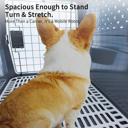 Airline-Approved Pet Carrier: Hard-Sided Crate for Cats & Dogs