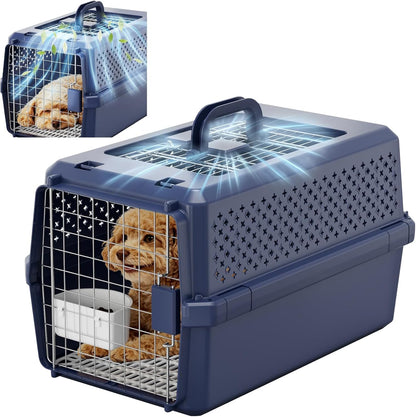 Airline-Approved Pet Carrier: Hard-Sided Crate for Cats & Dogs
