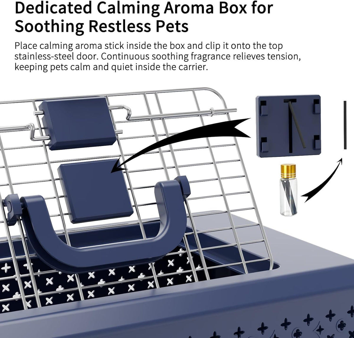 Airline-Approved Pet Carrier: Hard-Sided Crate for Cats & Dogs