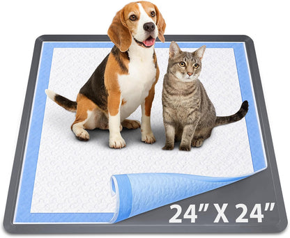 Dog Pee Pad Holder - Fits Up to 24” x 24” Pee Pad - - Dark Grey