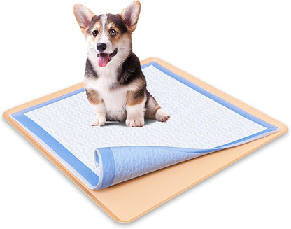 Dog Pee Pad Holder - Fits Up to 24” x 24” Pee Pad - - Dark Grey