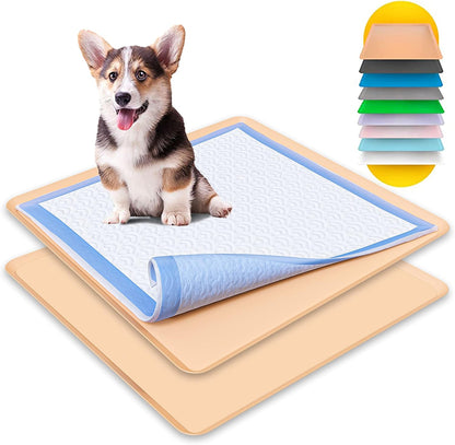 Dog Pee Pad Holder - Fits Up to 24” x 24” Pee Pad - - Dark Grey