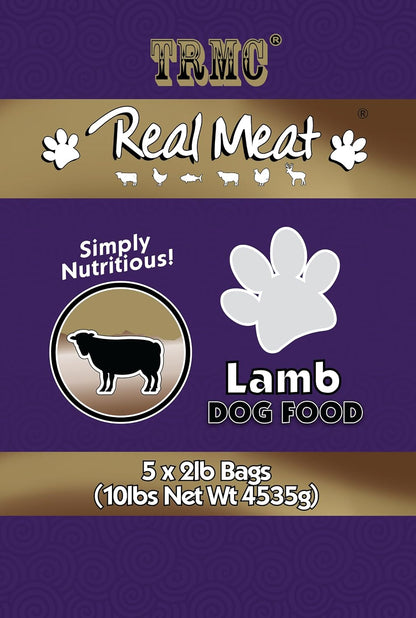TRMC Real Meat Air Dried Dog Food w/Real Beef - 2lb Bag of USA-Crafted Grain-Free Real Meat Dog Food Sourced from Hormone-Free, Free-Range, Grass-Fed Beef - Digestible, All Natural, High Protein Beef