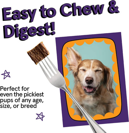 TRMC Real Meat Air Dried Dog Food w/Real Beef - 2lb Bag of USA-Crafted Grain-Free Real Meat Dog Food Sourced from Hormone-Free, Free-Range, Grass-Fed Beef - Digestible, All Natural, High Protein Beef