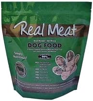 TRMC Real Meat Air Dried Dog Food w/Real Beef - 2lb Bag of USA-Crafted Grain-Free Real Meat Dog Food Sourced from Hormone-Free, Free-Range, Grass-Fed Beef - Digestible, All Natural, High Protein Beef