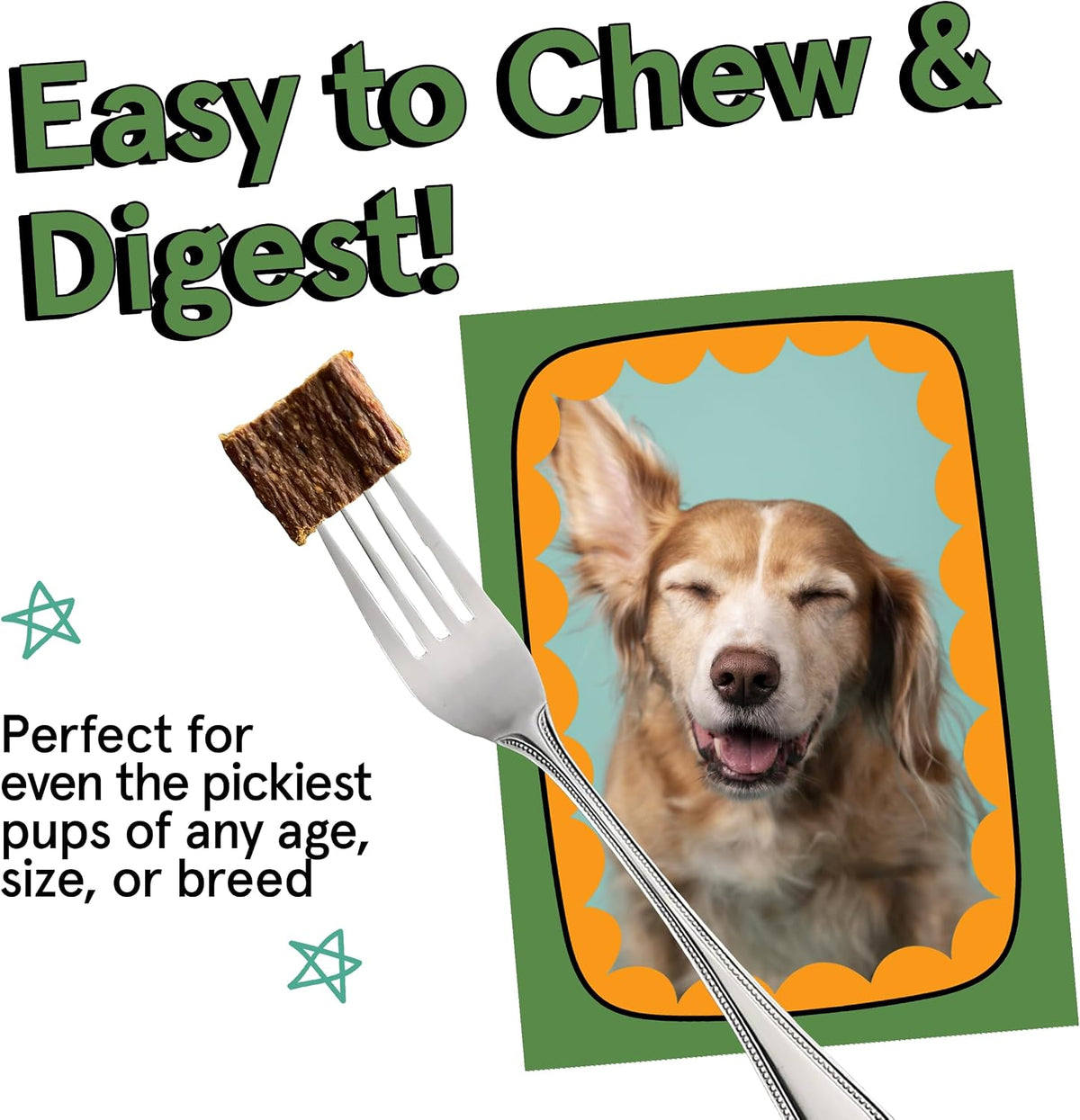 TRMC Real Meat Air Dried Dog Food w/Real Beef - 2lb Bag of USA-Crafted Grain-Free Real Meat Dog Food Sourced from Hormone-Free, Free-Range, Grass-Fed Beef - Digestible, All Natural, High Protein Beef